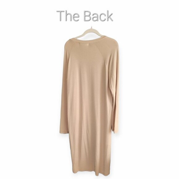 Modal T-Shirt Dress by Sonnet James, Cream, EUC, Medium - Picture 7 of 13